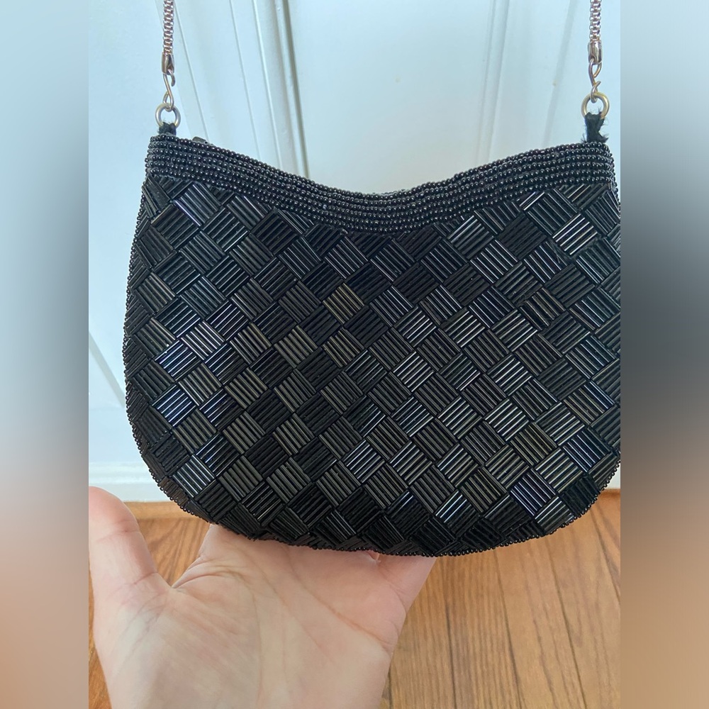 Vintage Walbaeg Crossbody/Clutch Made in Hong Kong, Beaded.
